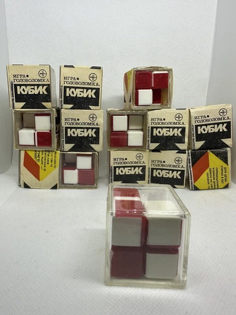Rubik's Cube Politoys Vintage URSS – Puzzle Années 80 Ultra Rare Pour Collectionneurs