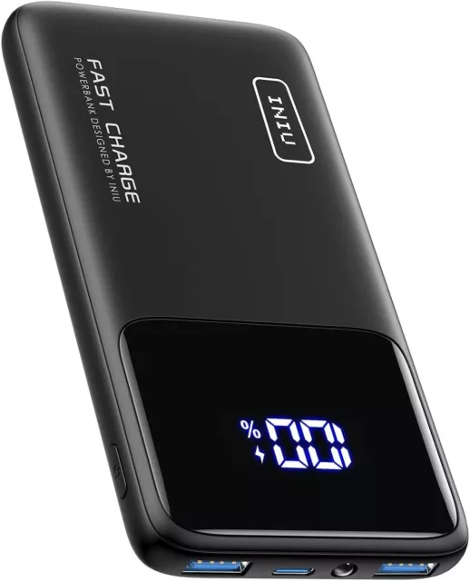INIU Batterie Externe, Slimmest Fast Charging Power Bank 10500mAh, 22.5W Batteri