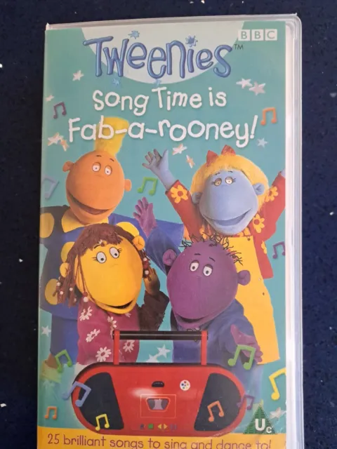 TWEENIES - BBC Vhs Video - Song Time Is Fab-A-Rooney! - Childrens Cbbc ...