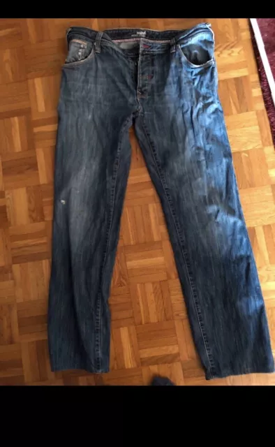 Mavi jeans Blau Herren Gr. 38/34 mit deutlichen Tragespuren