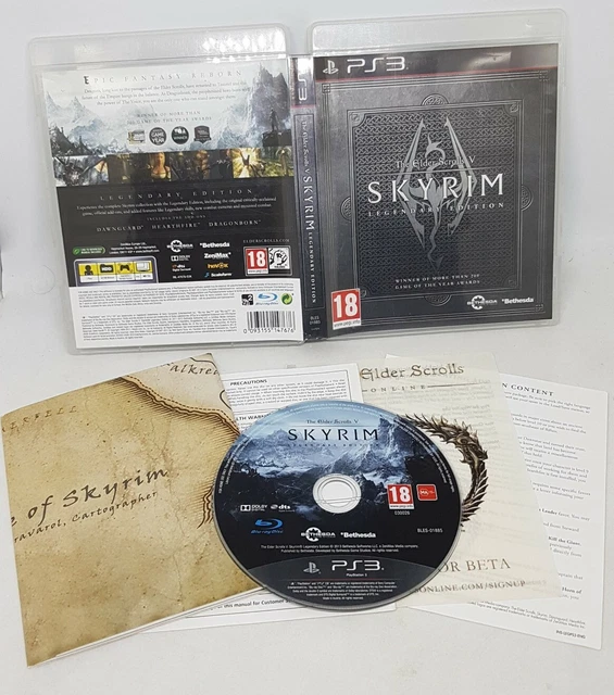 THE ELDER SCROLLS V Skyrim Legendary Edition in scatola e completo PS3 ...
