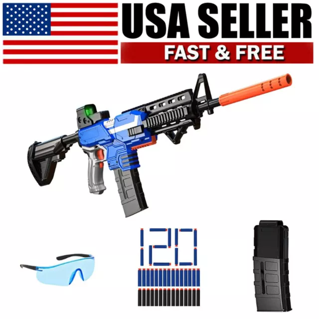  Xmifer Toy Guns Electric Machine Gun for Nerf Guns