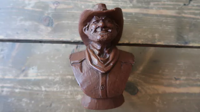 Vintage 1997 Wetherbee Cowboy Statue 5.75" Small Chip