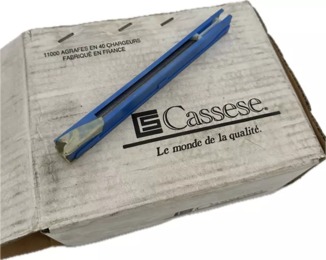 Cassese 30 Chargeurs Agrafes 12mm, Bois Dur, Environ 8500 Agrafes