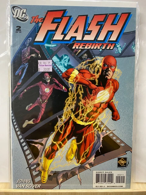 Flash: Rebirth #2 Geoff Johns Ethan Van Sciver 2009 series VF+