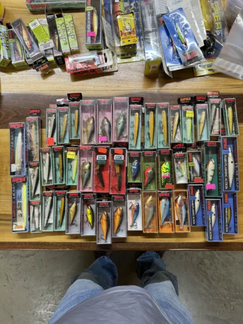 Huge Lot:: (45 ) New Rapala Lures **Big Assortment** Free S/H