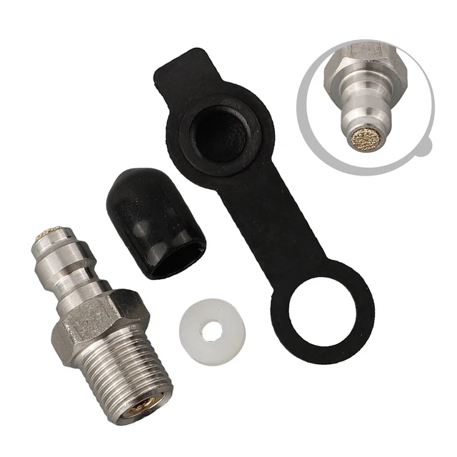 Pneumatische Verbindung Schnellkupplung-Set 8mm 1/8 NPT – Männlich/weiblich, Edelstahl, 250 Bar, Für Druckluftleitungen Pneumatische Verbindung Schnellkupplung-Set 8mm 1/8 NPT – Männlich/weiblich, Edelstahl, 250 Bar, Für Druckluftleitungen