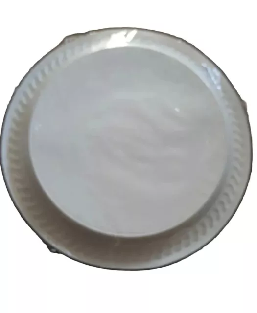 PLATES WHITE ROUND PLASTIC PLATE 12pk 23cm REUSABLE BBQ EASTER SUMMER PARTY 3