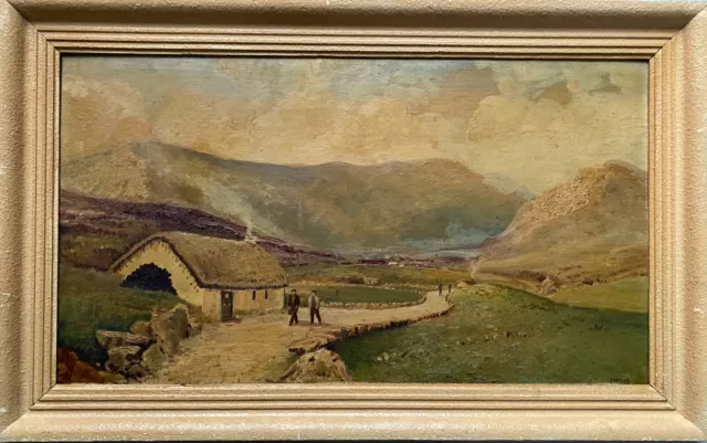 * * Massive Sale * *  Adophus (Early 20Th C) Oil On Canvas  (Was £165 Now £80)