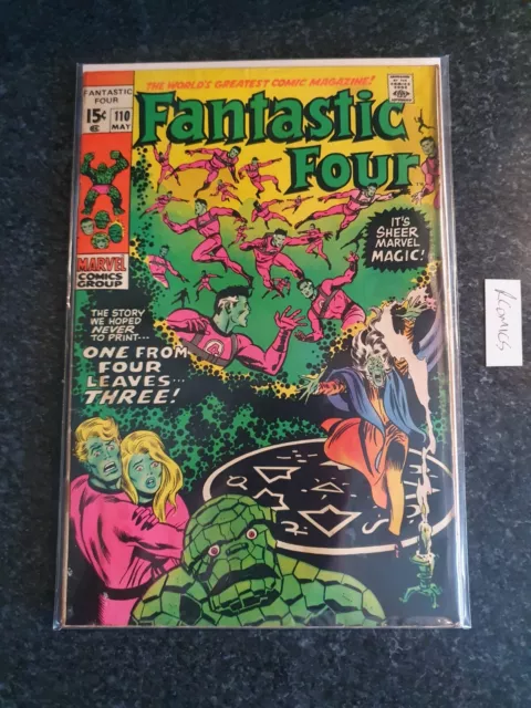 Fantastic Four 110 Classic Silver Age 1st Agatha Harkness Cover