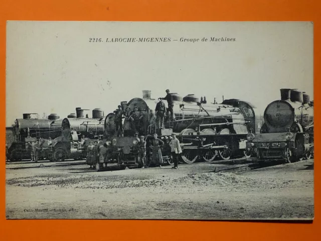Laroche-Migennes - Groupe de locomotives