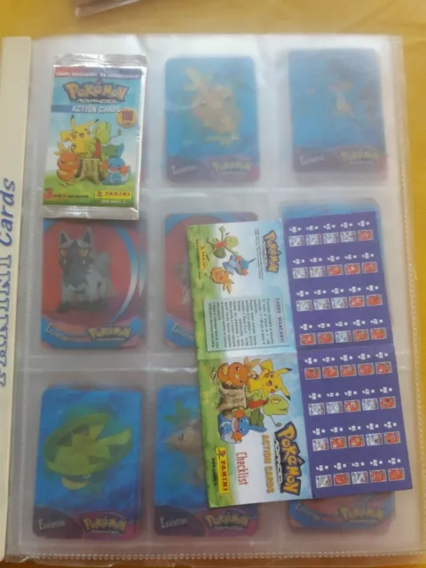 Pokemon Advanced Action Cards 1/108 Panini complete set completo Mint Condition