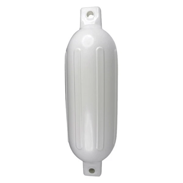 Seachoice 6.5" D x 23" L White Twin Eye Cylindrical Inflatable Fender