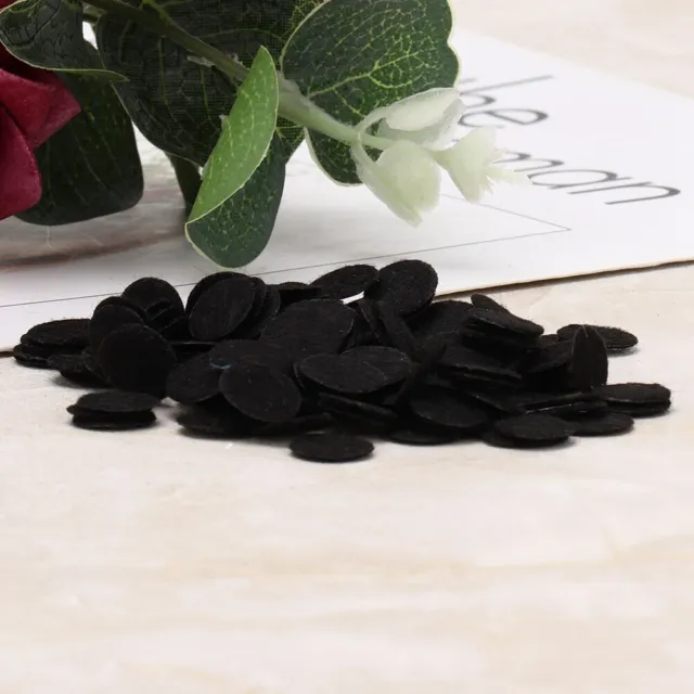 100 piezas almohadillas de filtro redondas negras para máquina de belleza de eliminación de espinillas 20 mm