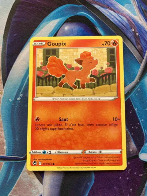 Carte Pokémon Goupix 017/195 - EB12 Tempête Argentée