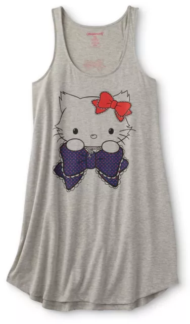 Official Sanrio Women's Hello Kitty Charmmy Cute Gray Nightgown! (S/M) (L/XL)