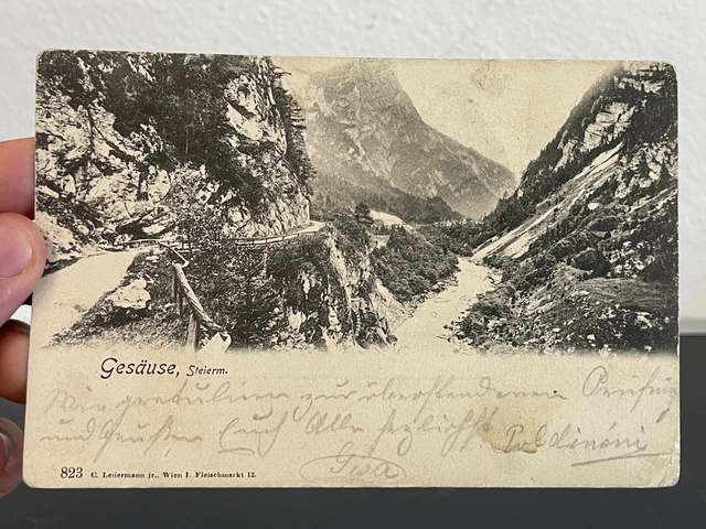AK postkarte 1898 Gesäuse Steiermark