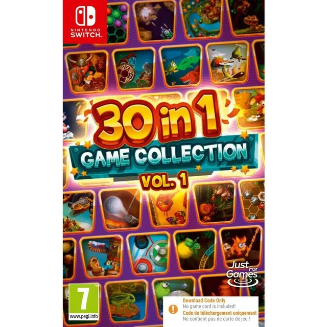 30 IN 1 Game Collection Vol 1 CODEINABOX Nintendo Switch New Sealed
