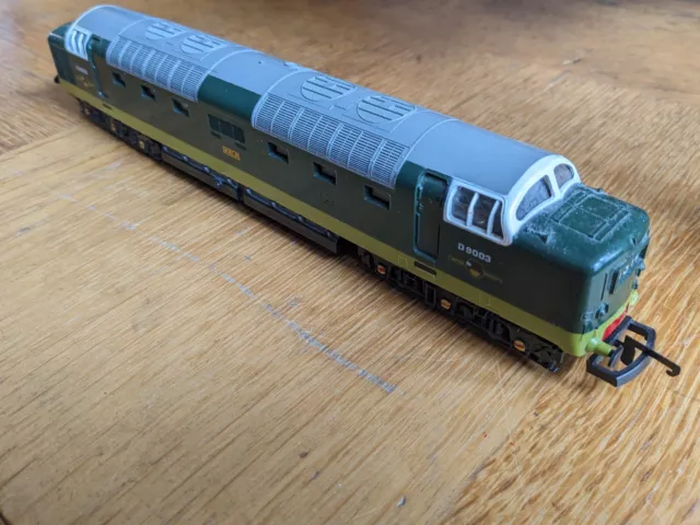 Lima 205105 BR Green Class 55 Deltic Co-Co D9003 Meld tested & working - unboxed