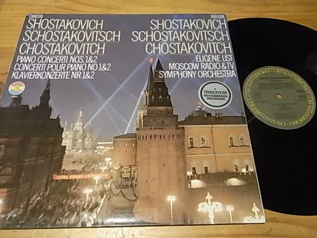 Shostakovich Piano Concerto Nos.1&2 List Maxim Shostakovich CBS Germany