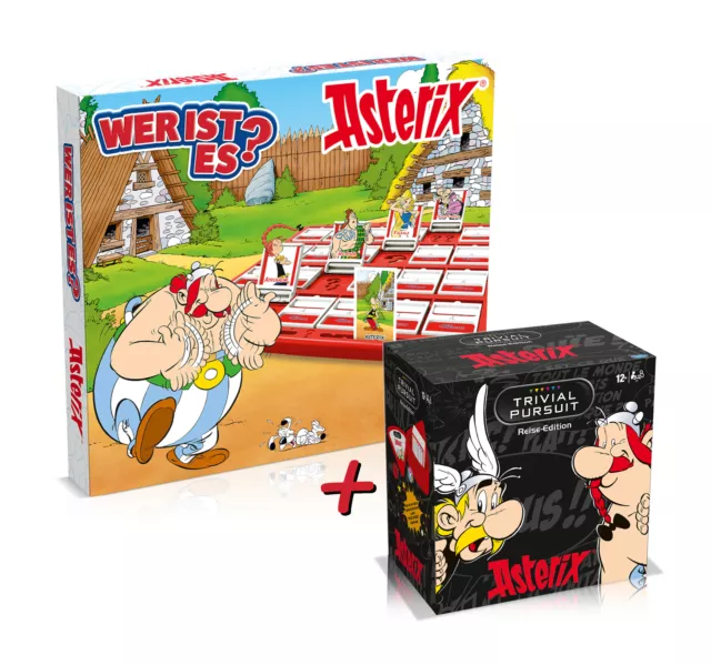 Asterix Juego Lote - Quien Es? + Trivial Pursuit Juegos de Mesa Juego