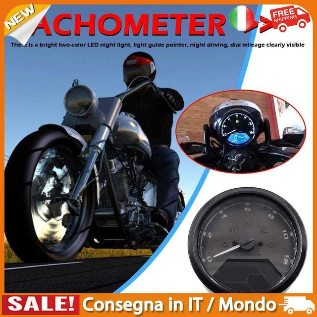 IT CS-363 Universal Waterproof Digital Fuel Meter Motorcycle Speedometer Tachome