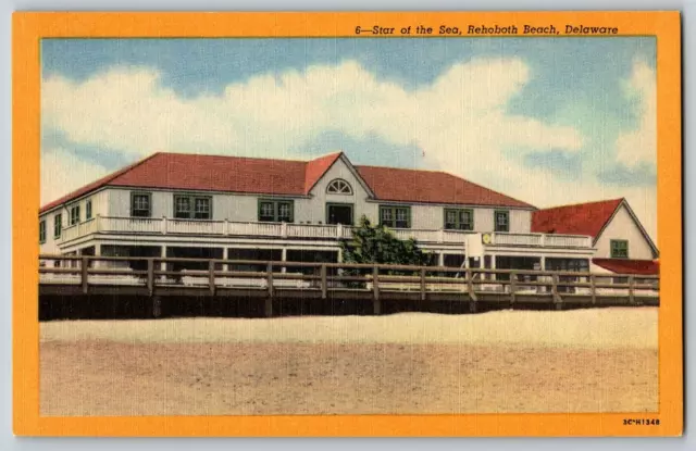 Rehoboth Beach, Delaware - Star of the Sea - Vintage Postcard, Unposted