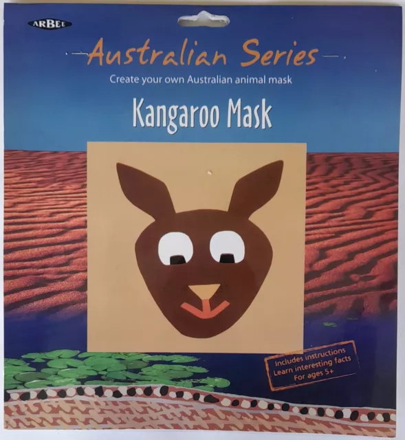 Australian Series Create Your Own Australian Animal Mask Kangaroo Mask