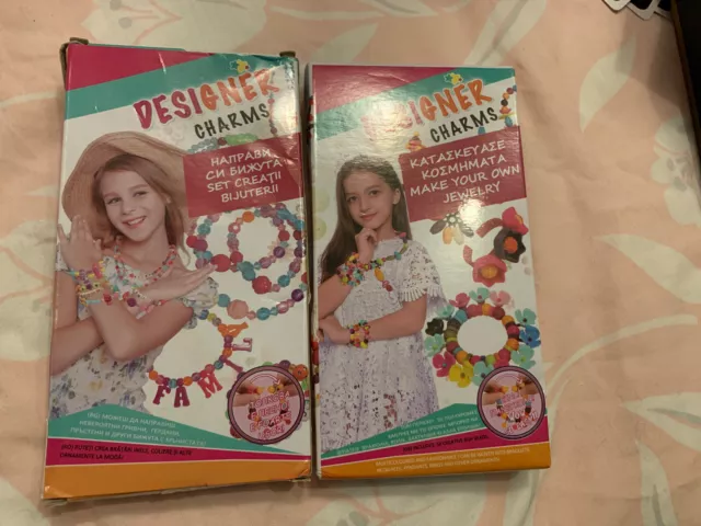 KIDS CREATE Faites votre propre ensemble de bijoux, PERLES, FILLES SUPER CADEAU 5+