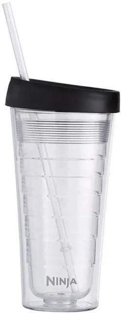 Ninja Tumbler Hot & Cold 18 oz Double Wall Insulated To Go with Sip & Straw Lid