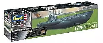 REVELL 1/72 GERMAN SUBMARINE TYPE VII C/41 (premium edition)