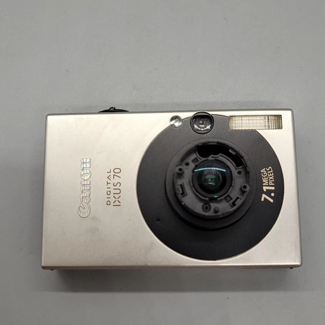 Canon PowerShot SD1000 IXUS 70 7,1 megapixel fotocamera digitale compatta argento testato 10