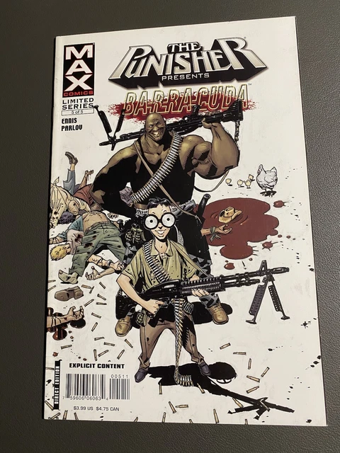 Marvel MAX Comics The Punisher Presents Barracuda #5 FN
