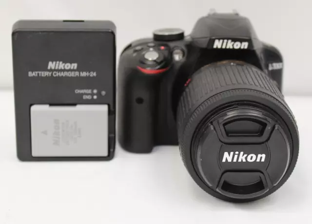 Nikon D D3300 24.2MP Digital SLR Camera - w/ 55-200mm Lens
