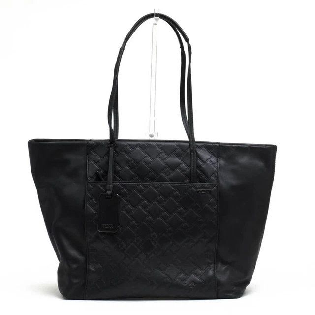 TUMI tote bag Ticon Q-Tote Travel Luggage Carry on Cowhide one-shoulder bag Used