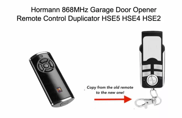 Garage Door Remote Control Hormann 868MHz Transmitter HSE5 HSE4 HSE2 BS Key Fob