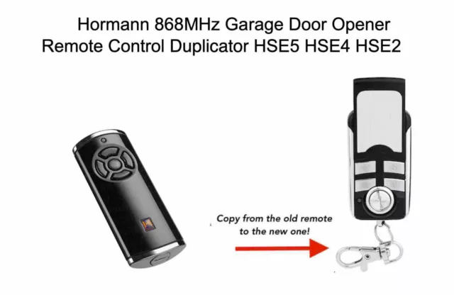 Garage Door Remote Hand Set Hormann 868MHz Transmitter HSE5 HSE4 HSE2 BS Key Fob