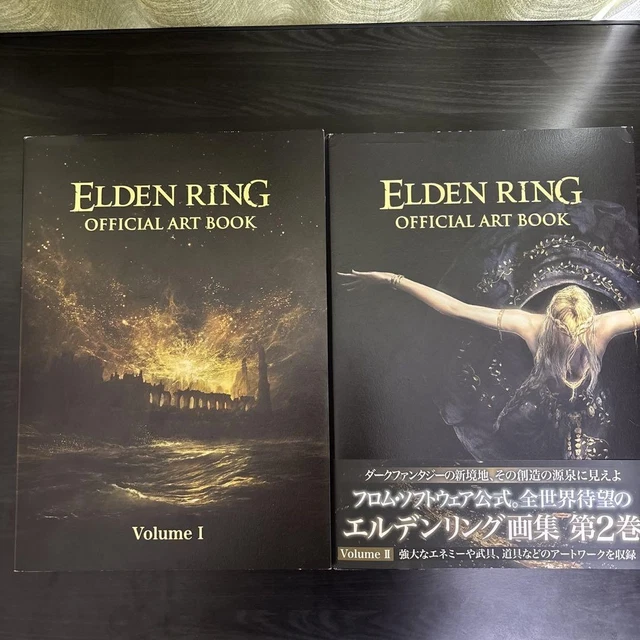 ELDEN RING OFFICIAL Art Book Set Volume I & II FromSoftware