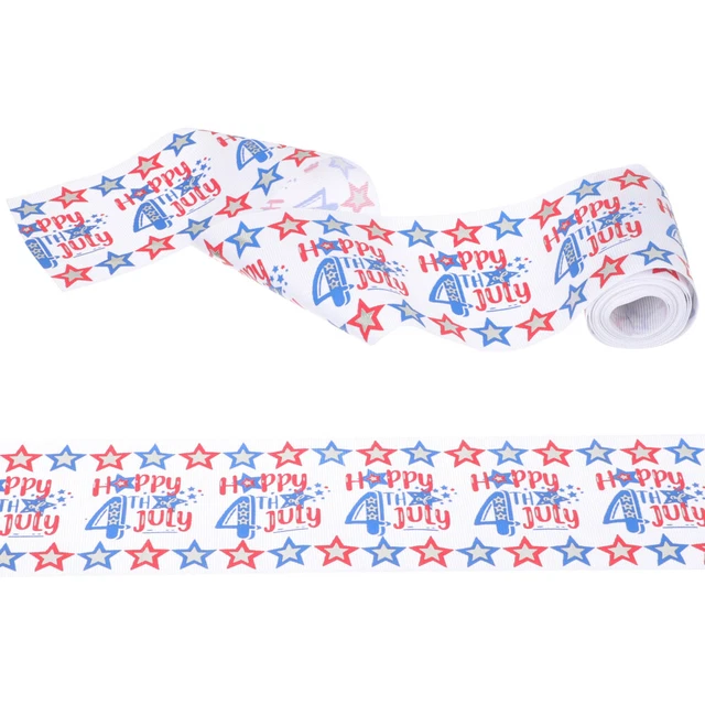 Patriotic Craft Ribbon Patriotic Wired Ribbon Wreath Ribbon Decorations