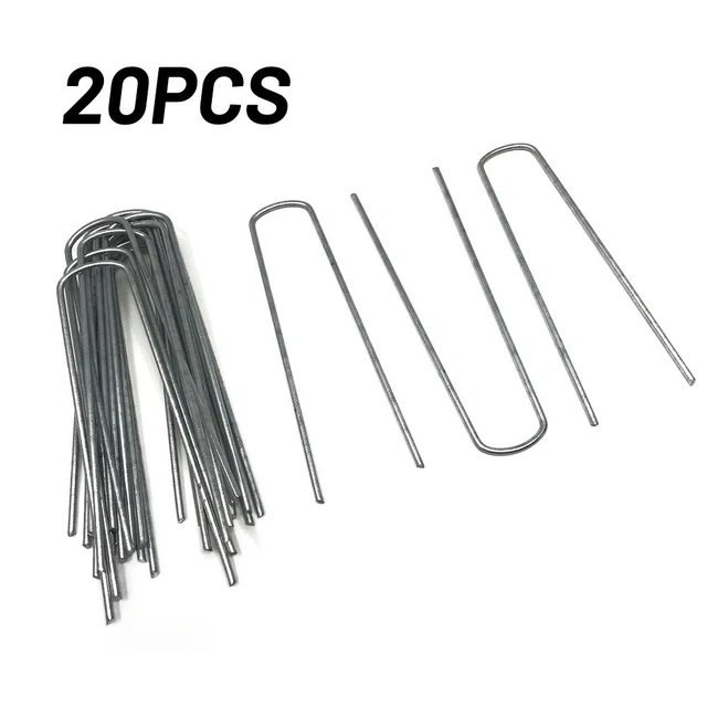 Lot De 12 Piquets De Sol Métal 9 Cm – Robustes, Galvanisés, Pour Tente, Bâche, Auvent, Camping, Randonnée