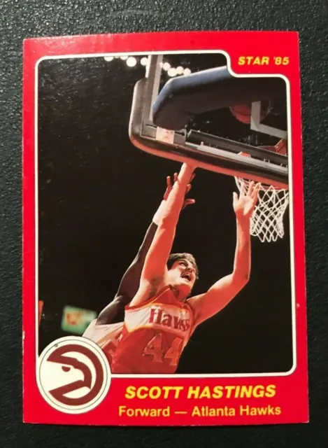 1984-85 Star #80 Scott Hastings Near Mint+ Atlanta Hawks Arkansas