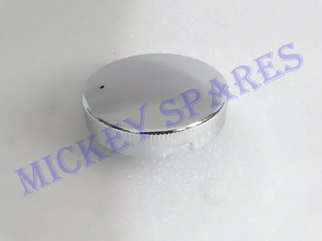 New Chromed Petrol Tank Cap 2 1/2" Fit For BSA Triumph Norton Royal Enfield