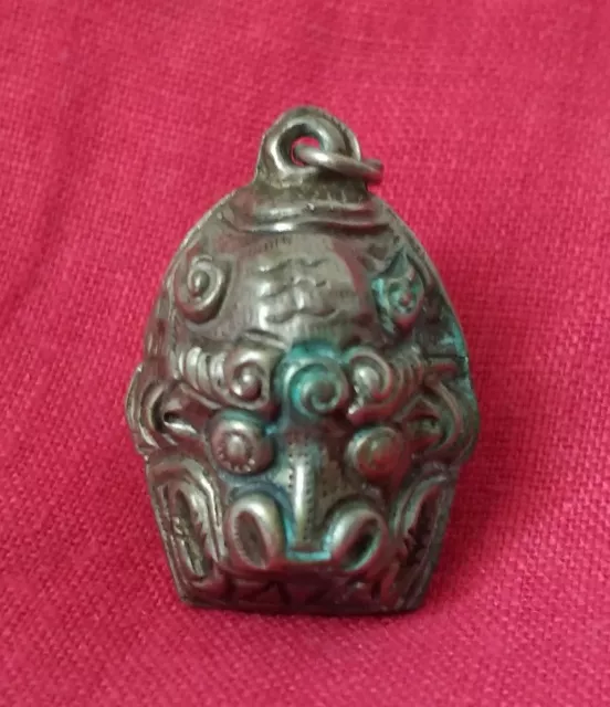 Cinese Rituale oggetto ciondolo divinità maschera Cina antico chinese pendant