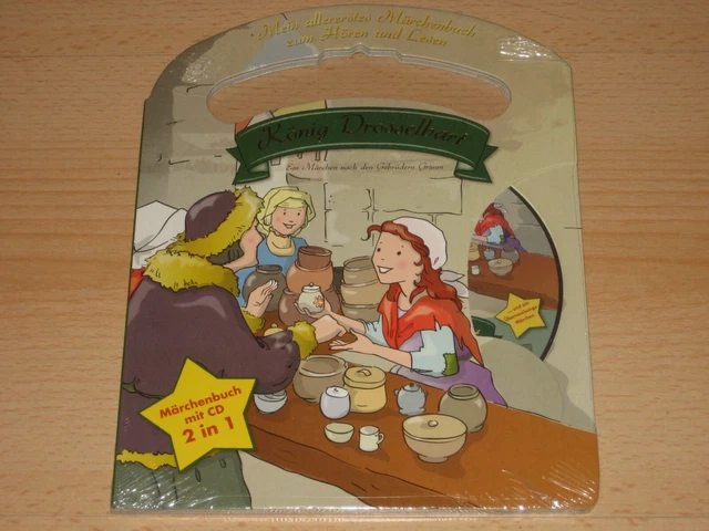 König Drosselbart Märchenbuch mit Hörspiel CD noch in Folie eingeschweisst