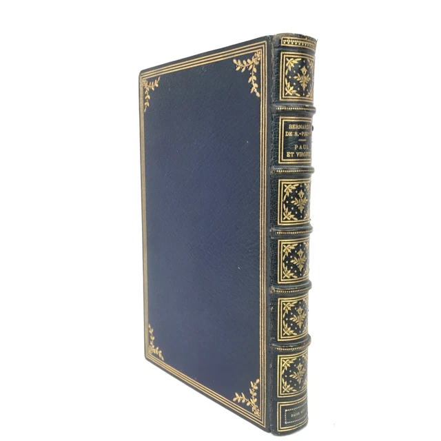 Rel. Signée PAUL ET VIRGINIE 1879 Bernardin de St-Pierre GRAVURES EN DOUBLE ETAT