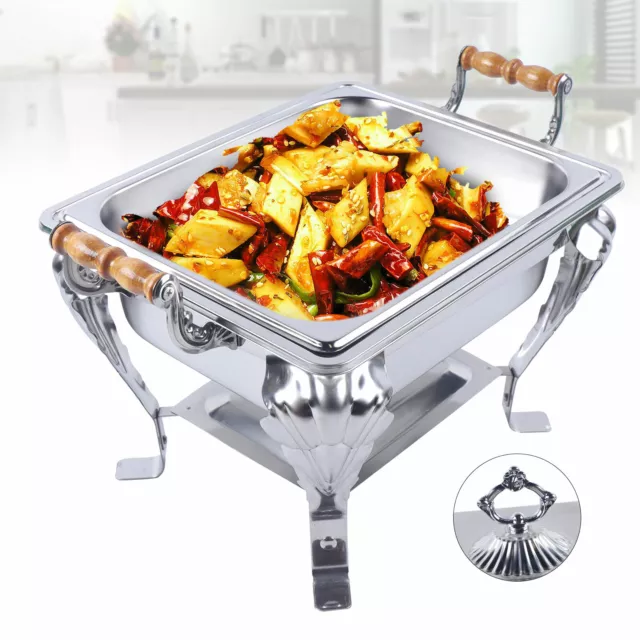 Classic Rectangle Chafing Dish Stainless Steel for Buffet/Wedding/Banquet Event
