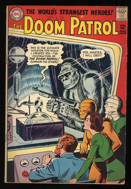 Doom Patrol #86 VG+ 4.5 1st issue in own title! Brotherhood of Evil! DC Comics