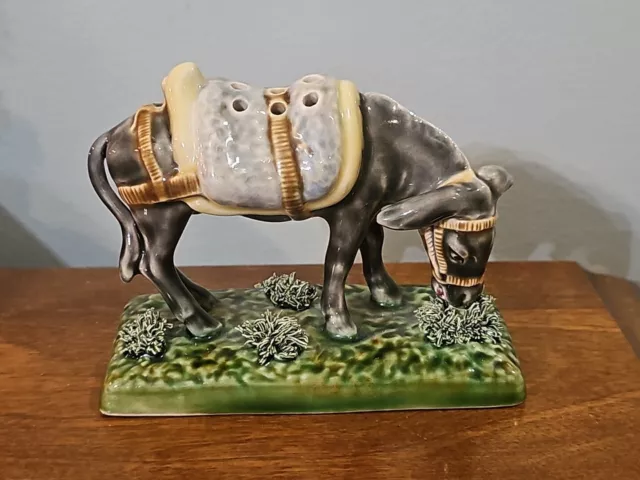 Bordallo Pinheiro Arte Bordallo Toothpick Dispenser Donkey