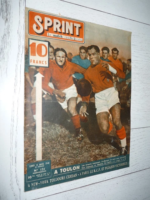 MIROIR SPRINT 488 17.10.1955 Cyclisme Record Heure Anquetil Football