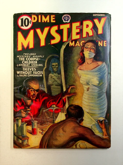 Dime Mystery Magazine Pulp Sep 1940 Vol. 24 #1 FN
